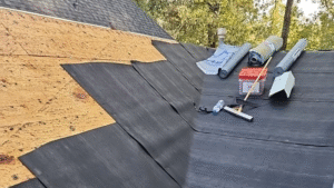 LEARNING HUB 3 residential roof installation