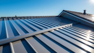 metal roof water drainage